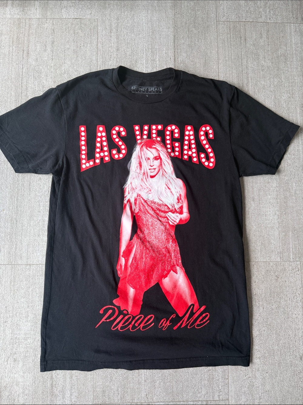 Britney Spears official Vegas Tour tee!!! Size  Small. Piece of me concert tee